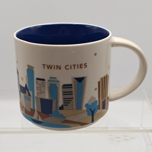 Twin Cities Starbucks You Are Here Collection 14oz Coffee Mug - Picture 1 of 6
